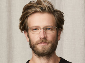 Model is wearing The BRANDON in size 50 in Mist