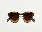 The AIDIM SUN in Burnt Tortoise/Gold with Cosmitan Brown Glass Lenses