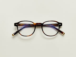 The ARTHUR in Tortoise with Blue Protect Lenses