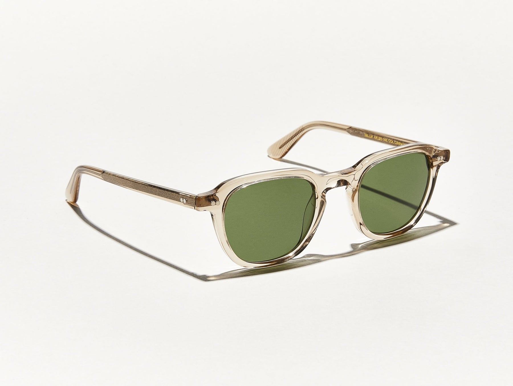 The BILLIK SUN in Cinnamon with Calibar Green Glass Lenses