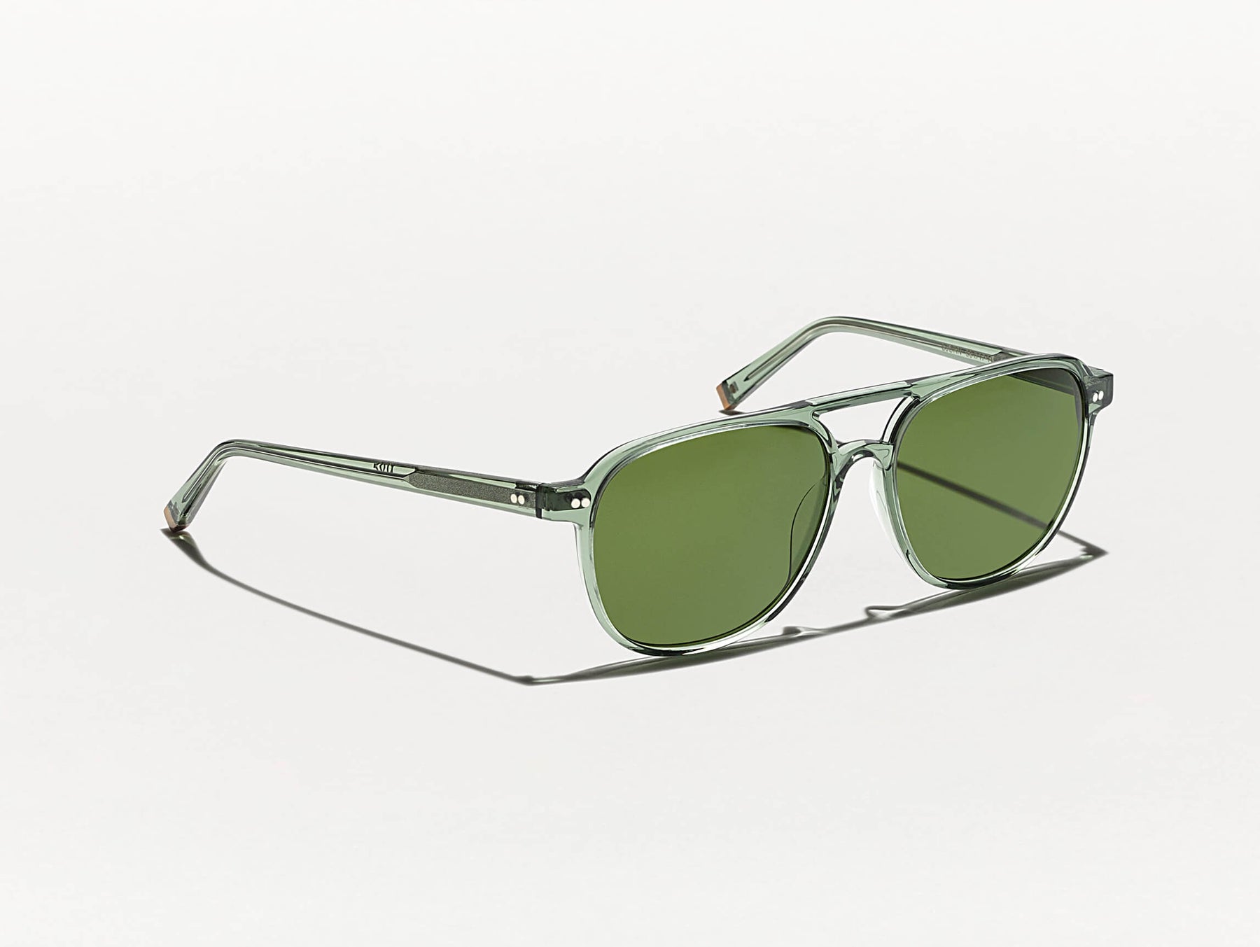 The BJORN SUN in Pine with Green Lenses