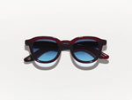 The DAHVEN in Burgundy with Denim Blue Tinted Lenses