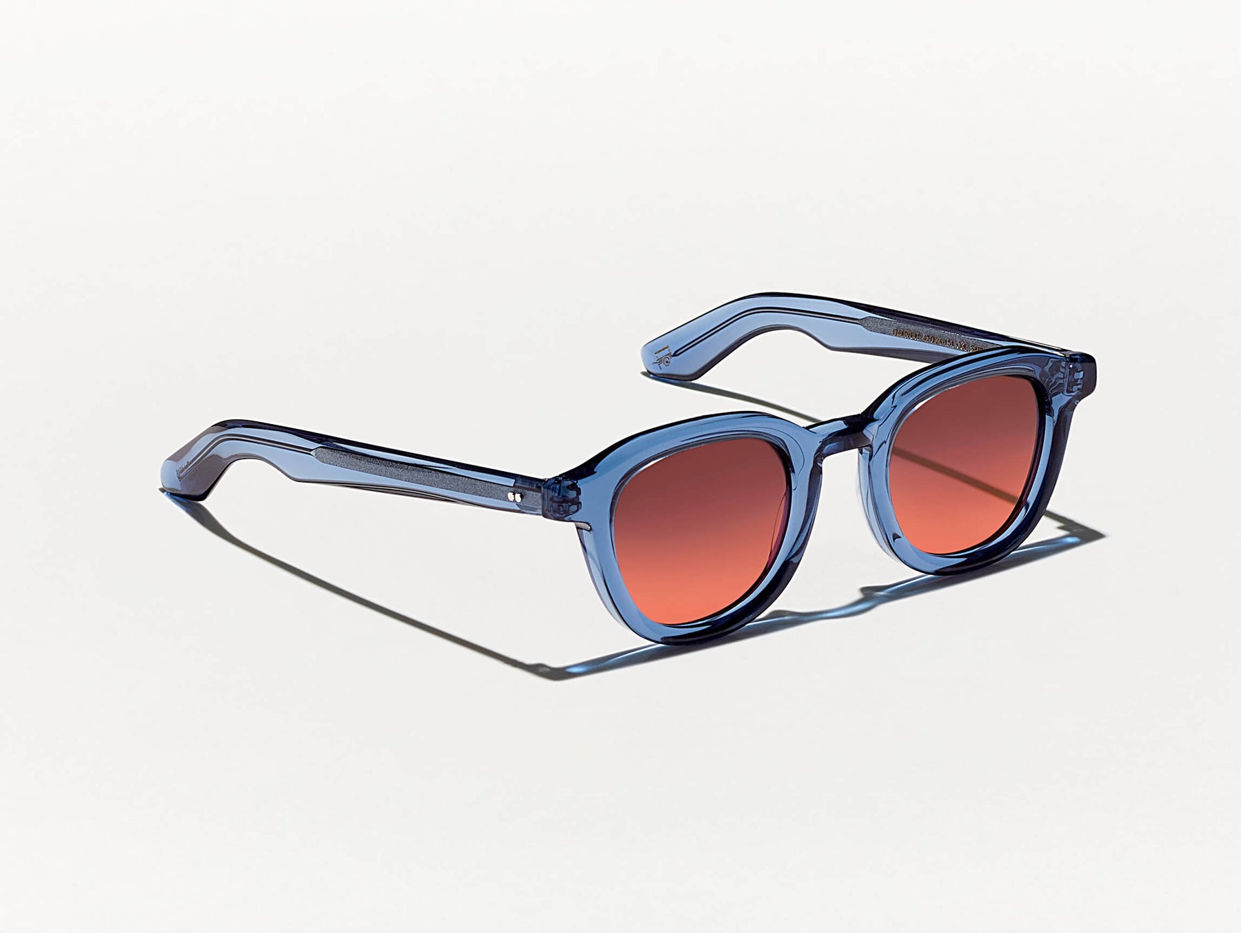 The DAHVEN in Sapphire with Cabernet Tinted Lenses