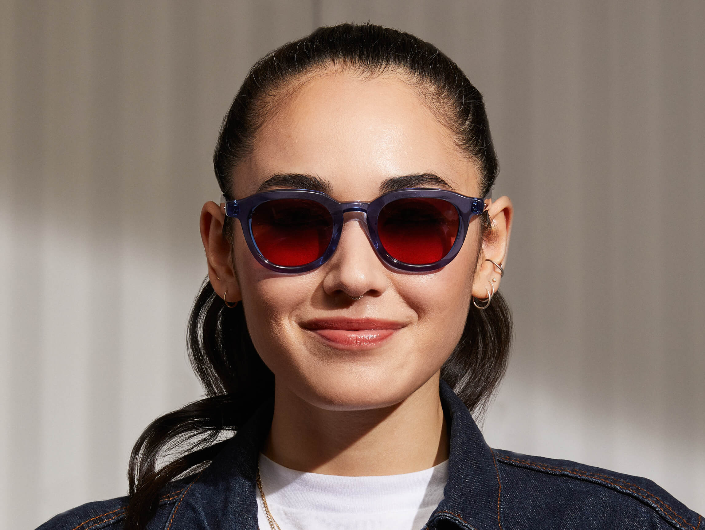 DAHVEN POLYCHROME SAPPHIRE | Tinted Glasses – MOSCOT NYC SINCE 1915