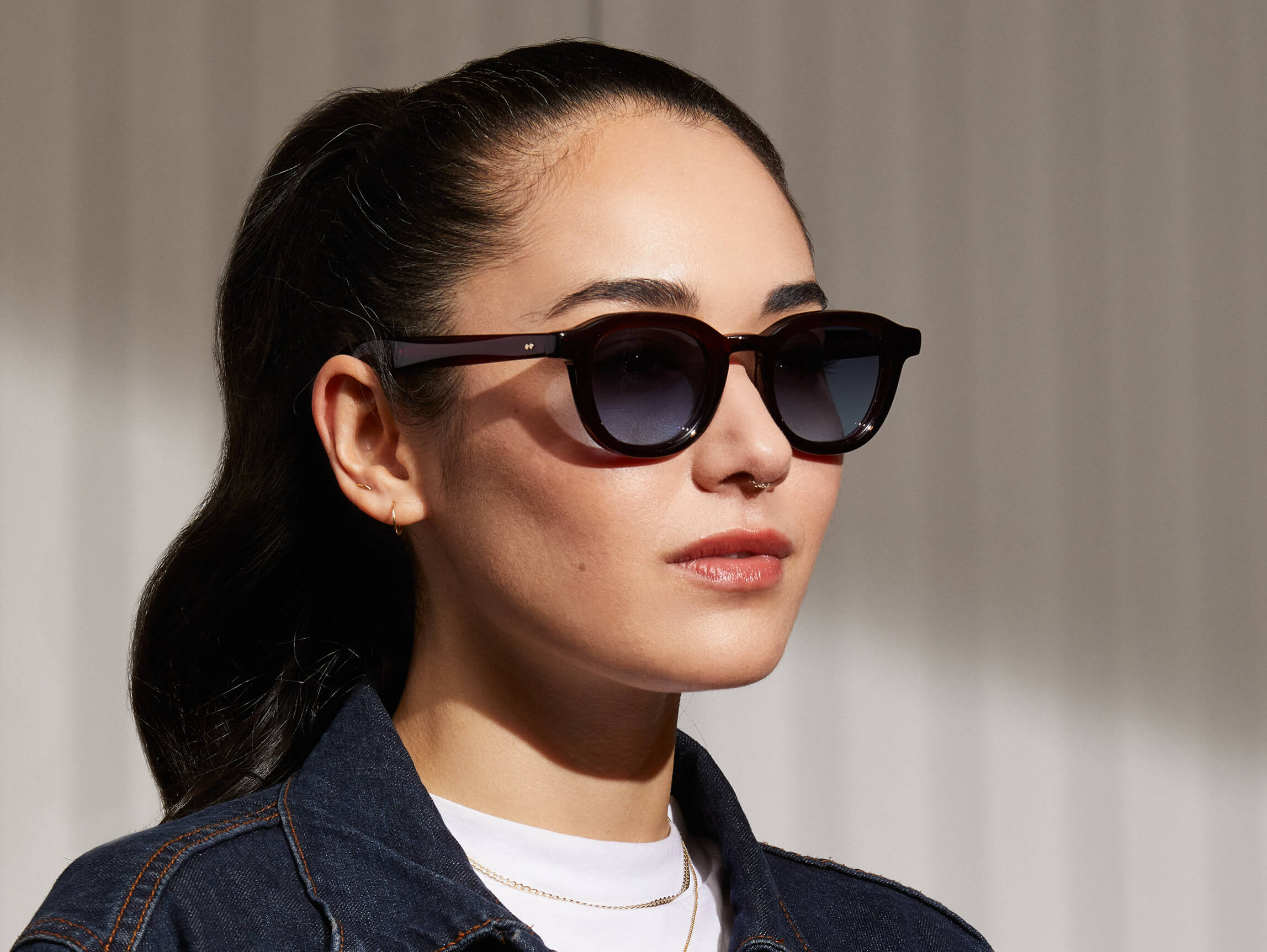 DAHVEN POLYCHROME BURGUNDY | Tinted Glasses | MOSCOT