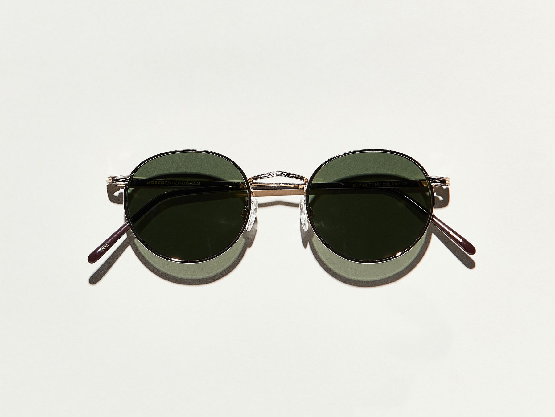 The DOV SUN in Gold with G-15 Glass Lenses