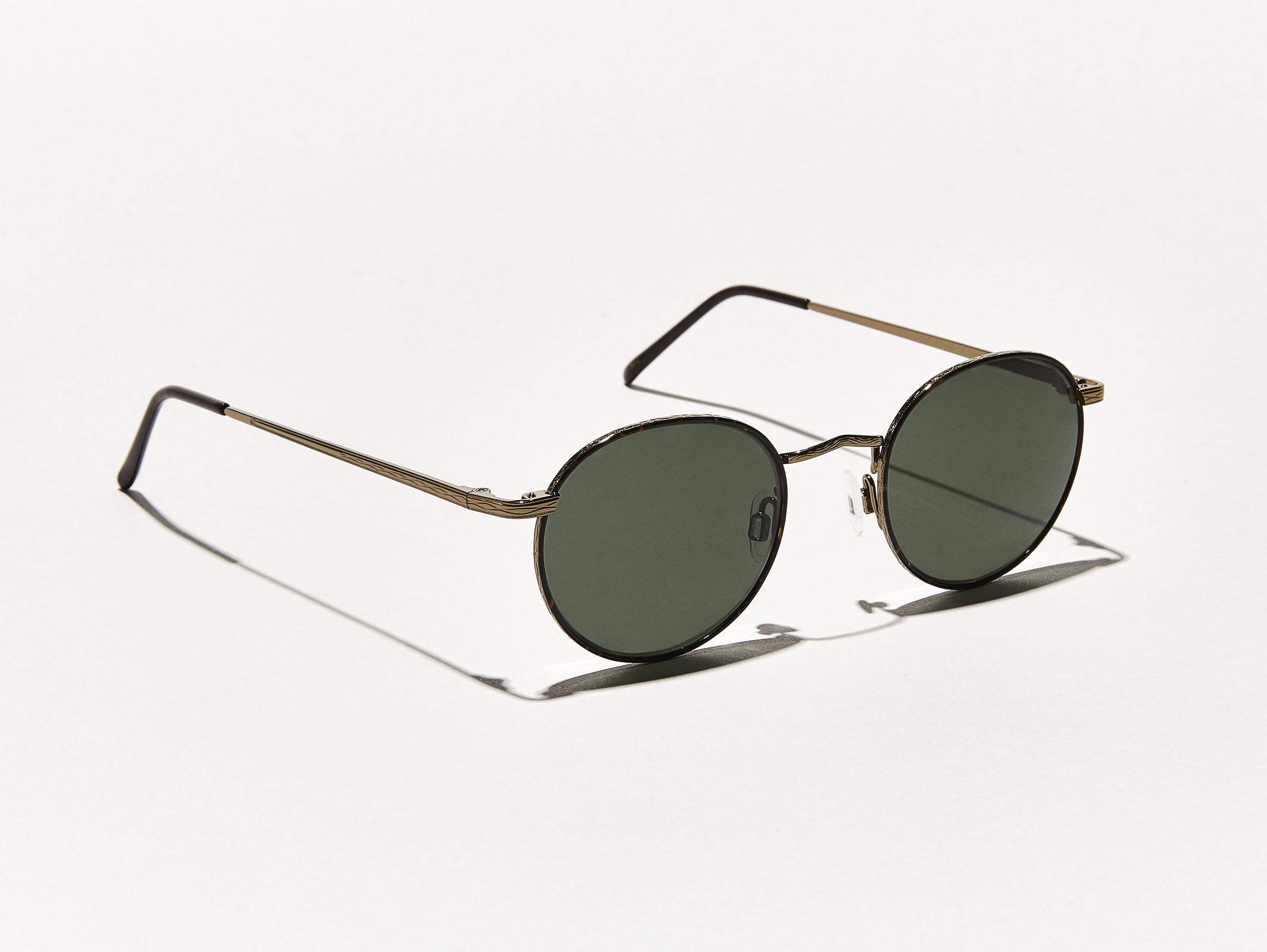 #color_tortoise/antique gold | The DOV SUN in Tortoise/Antique Gold with G-15 Glass Lenses