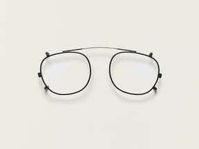 The CLIPTOSH in Matte Black with Blue Protect Lenses