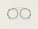 The CLIPZEN in Matte Black with Blue Protect Lenses