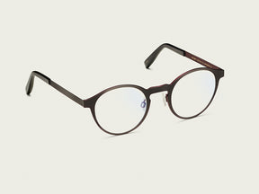 The MILTZEN-T in Charcoal/Wine with Blue Protect Lenses
