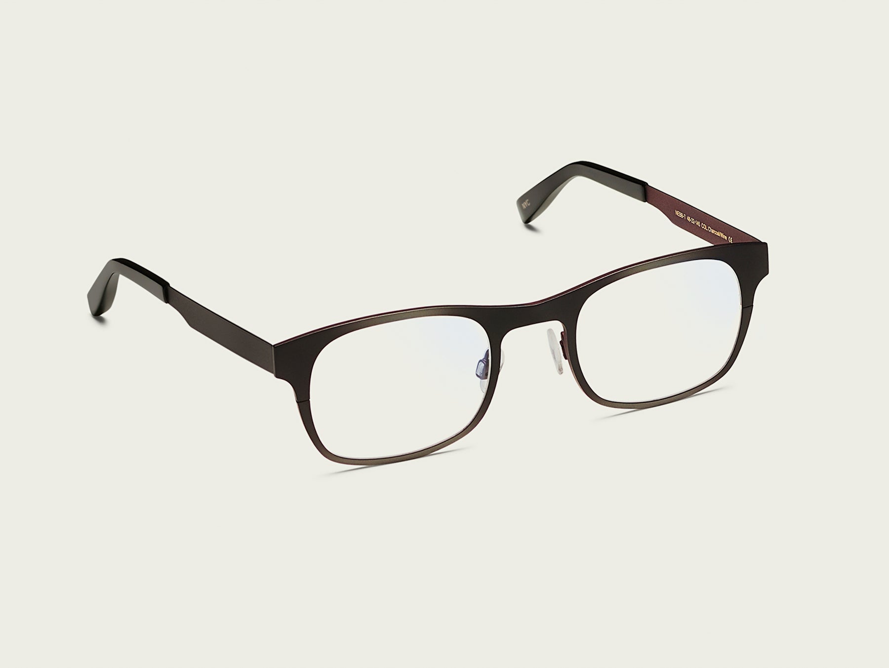 The NEBB-T in Charcoal/Wine