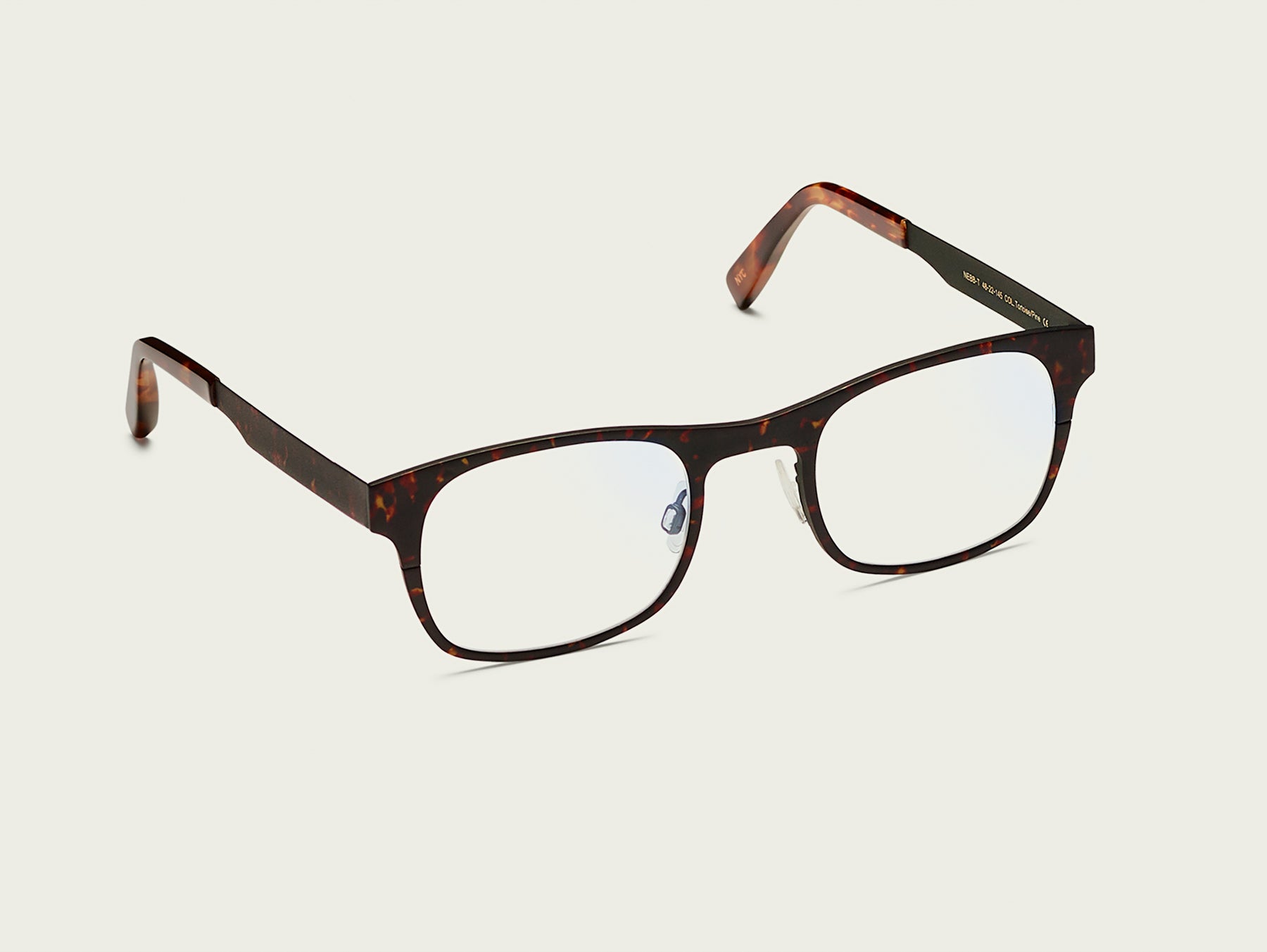 The NEBB-T in Tortoise/Pine