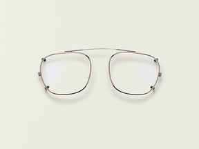 The SCHLEP CLIP in Gunmetal with Blue Protect Lenses