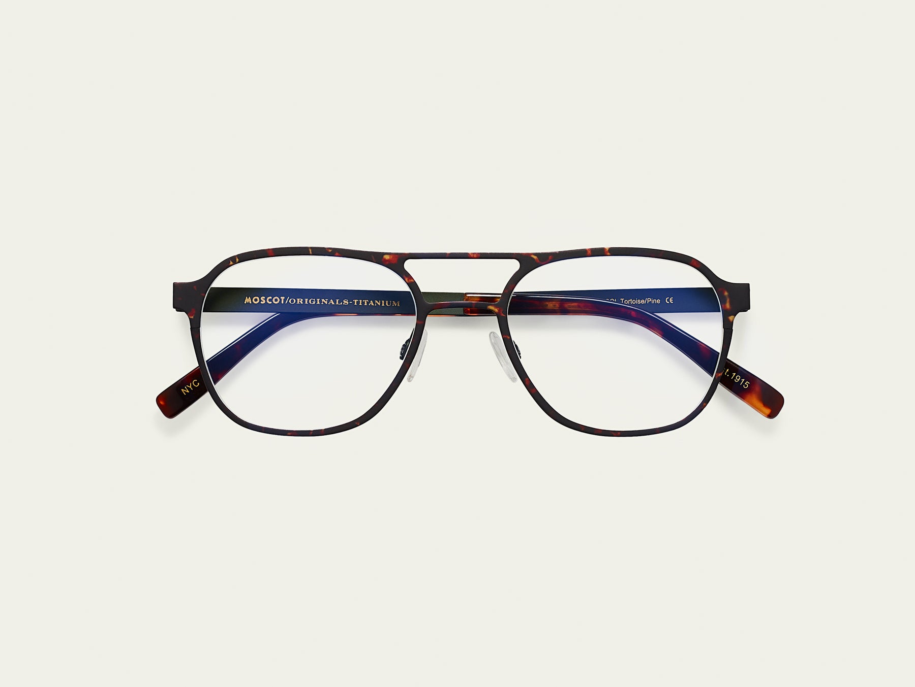 The ZULU in Tortoise with Blue Protect Lenses