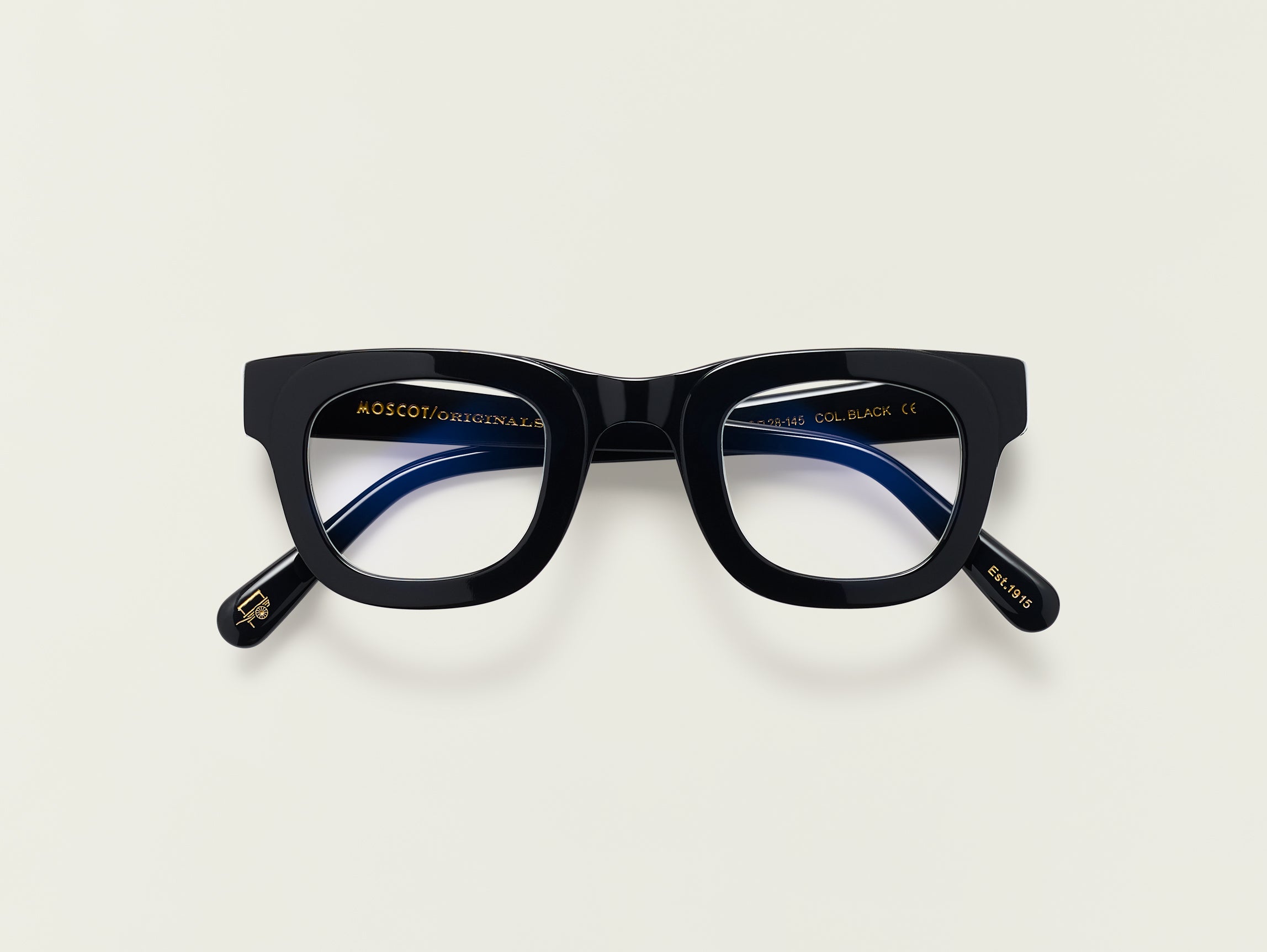 The FRITZ in Black with Blue Protect Lenses