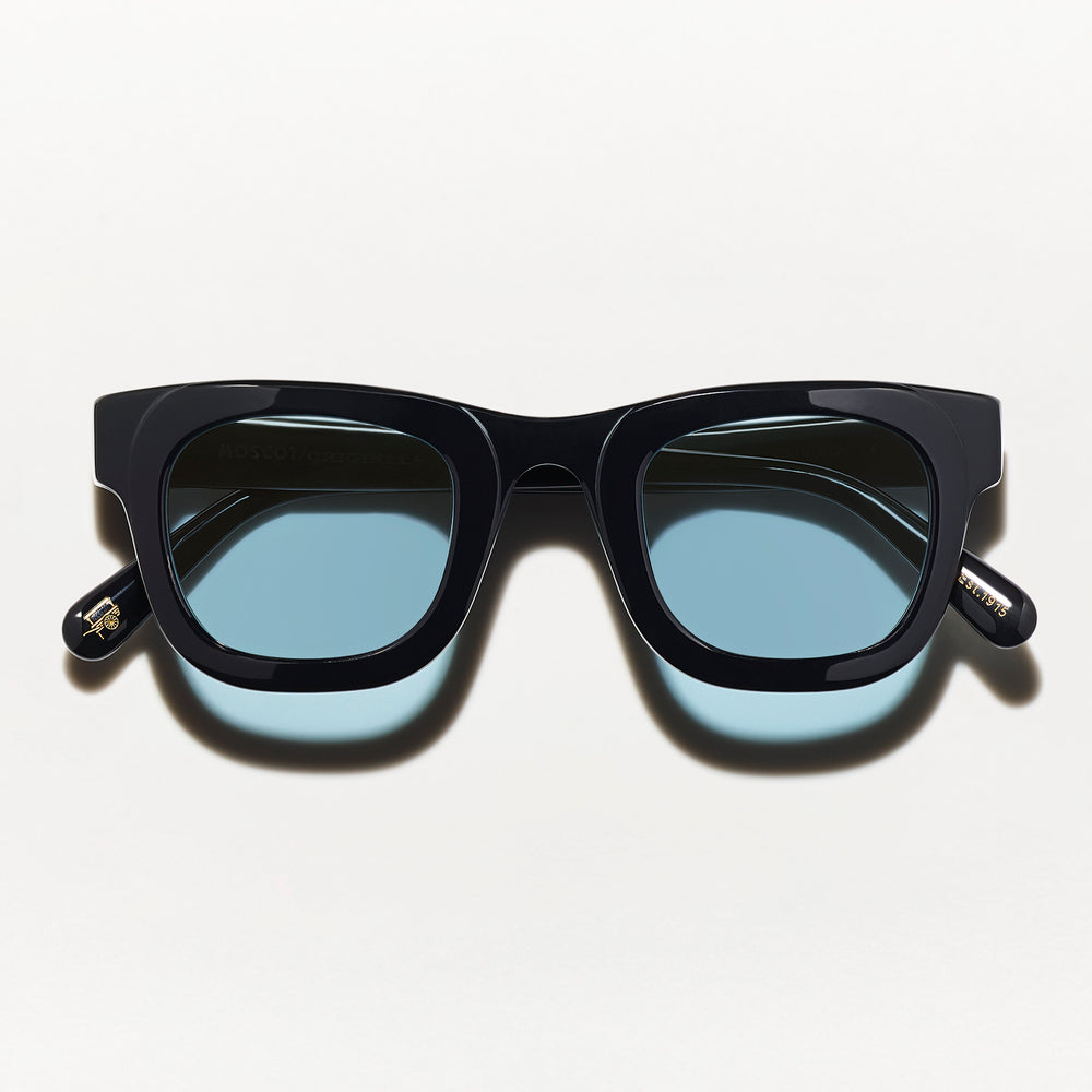 #color_black | The FRITZ SUN in Black with DG-37 Blue Lenses