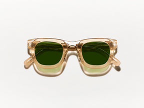 The FRITZ SUN in Cinnamon/Flesh with Calibar Green Glass Lenses