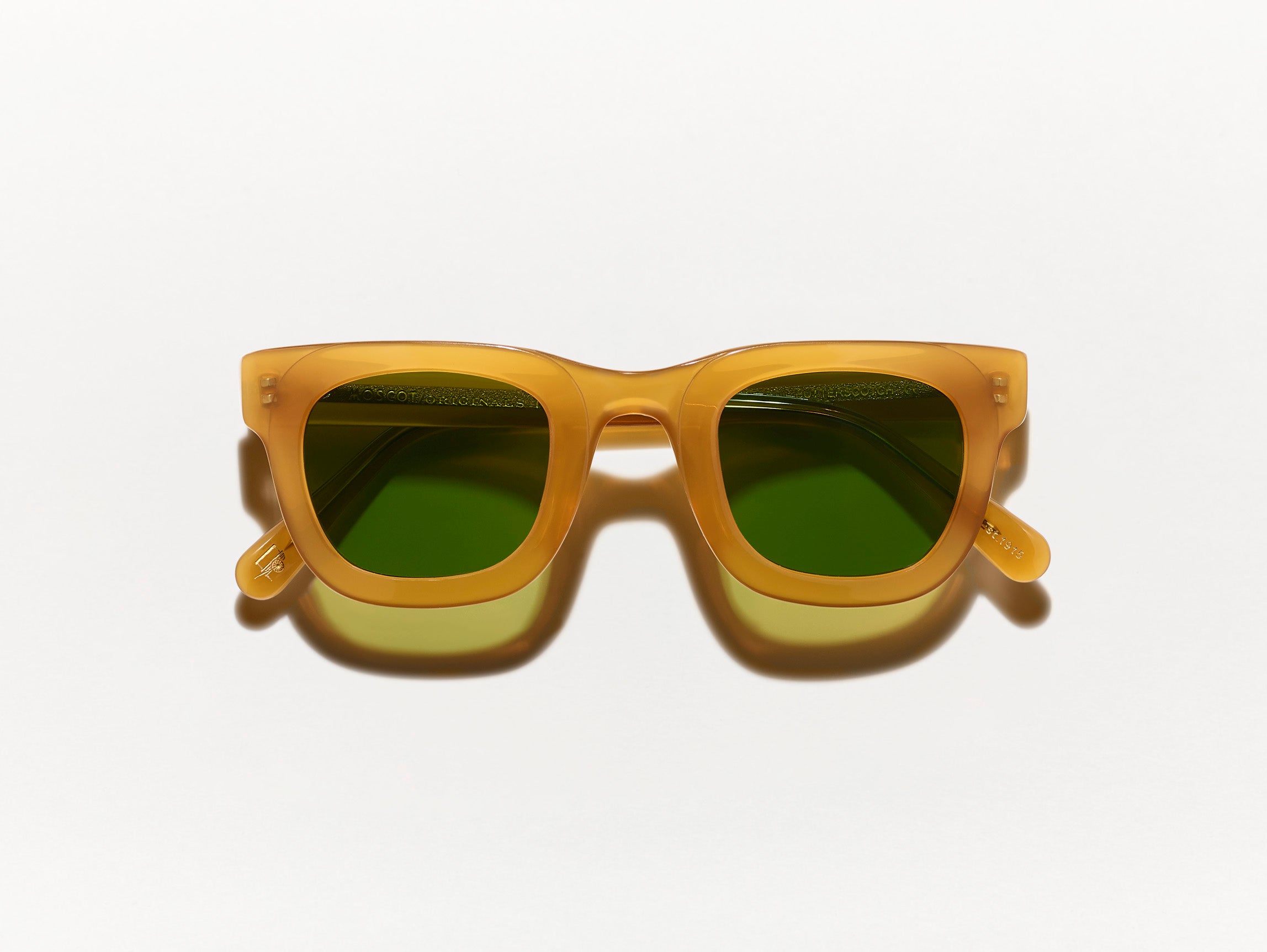 #color_butterscotch | The FRITZ SUN in Butterscotch with Calibar Green Glass Lenses