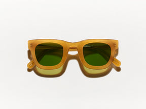 The FRITZ SUN in Butterscotch with Calibar Green Glass Lenses