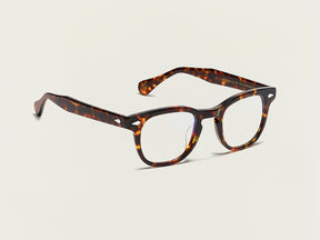 The GELT in Tortoise with Blue Protect Lenses