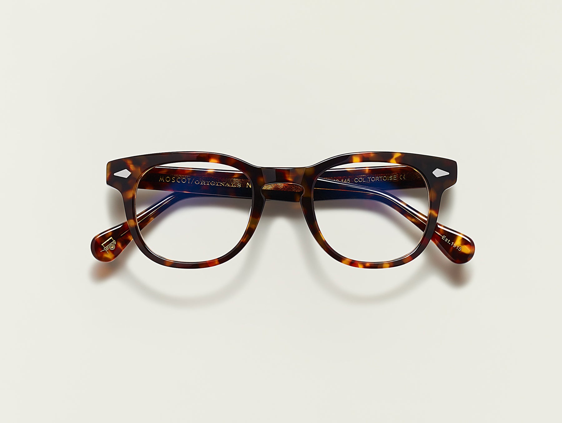 The GELT in Tortoise with Blue Protect Lenses