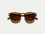 The GENUG SUN in Spot Tortoise/Gold with Cosmitan Brown Glass Lenses