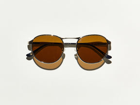 The GROYSE SUN in Raw Gold with Cosmitan Brown Polarized Glass Lenses