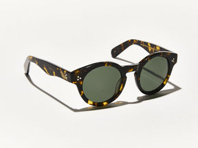 The GRUNYA SUN in Antique Tortoise with G-15 Glass Lenses