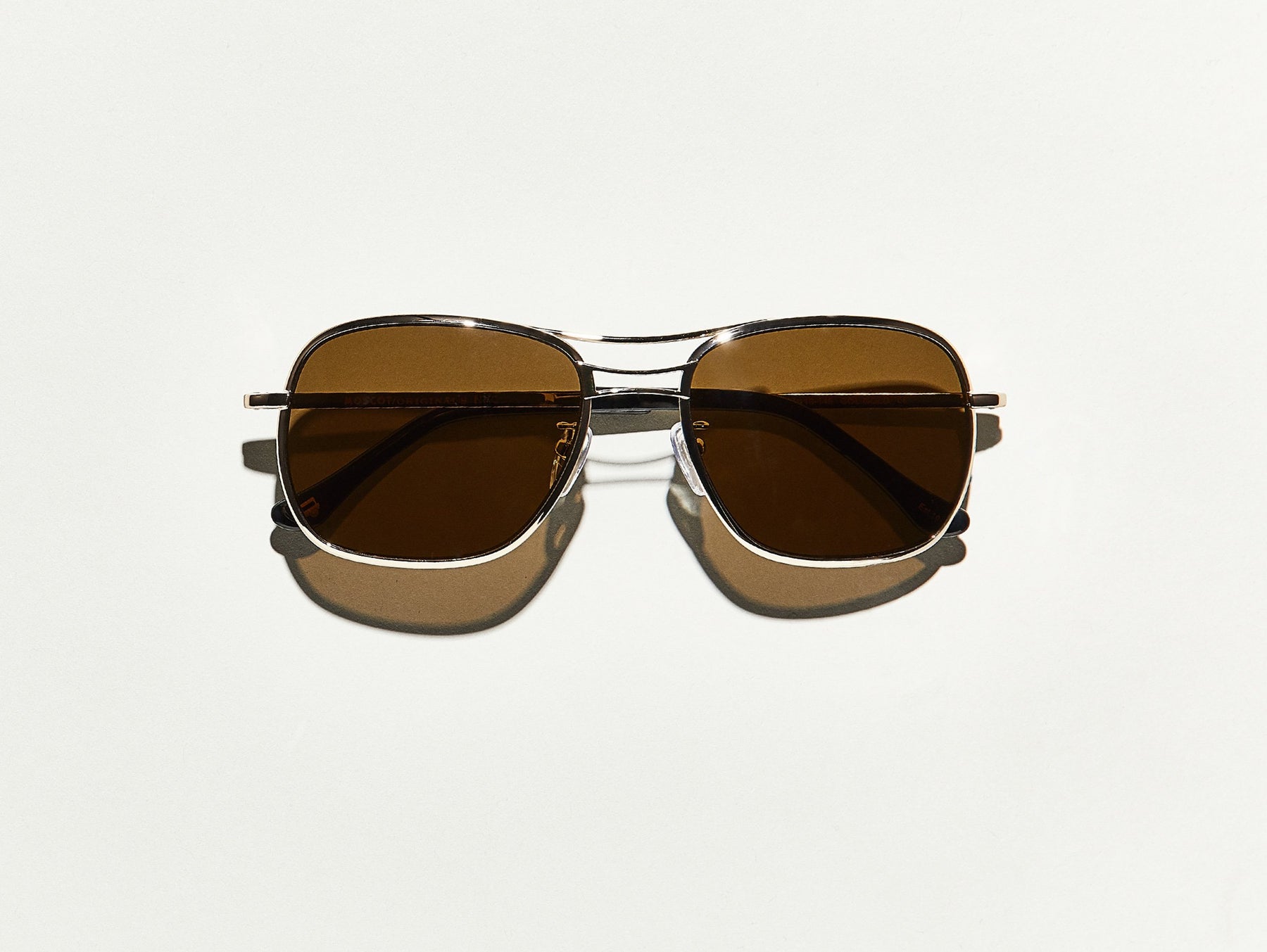 The HELDISH SUN in Gold with Cosmitan Brown Glass Lenses