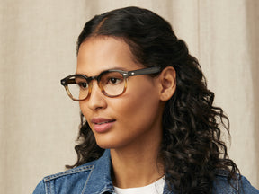 Model is wearing The LEMTOSH in size 46 in Grey-Brown Fade