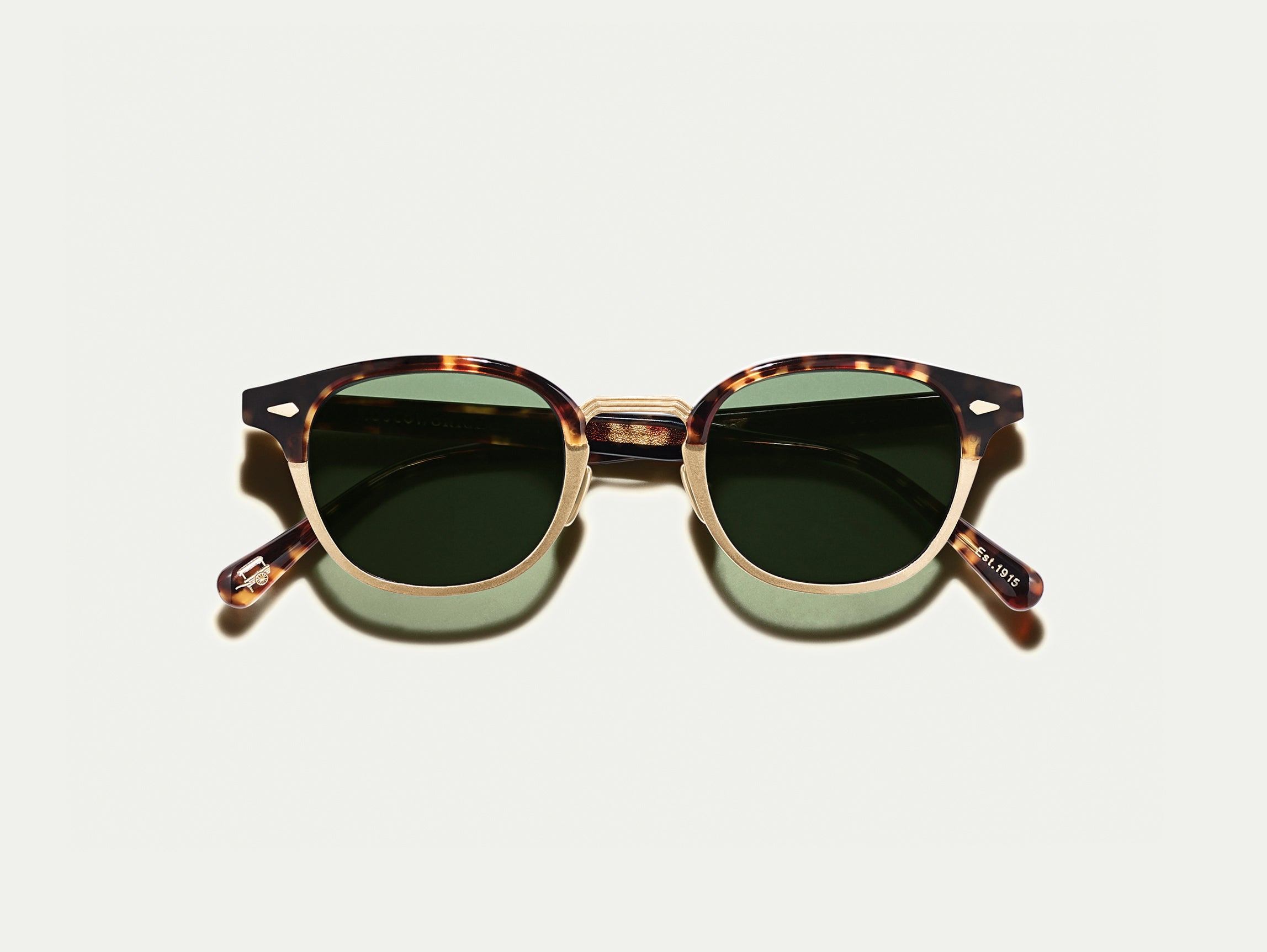 #color_tortoise/matte gold | The LEMTOSH-MAC in Tortoise/Matte Gold with G-15 Glass Lenses