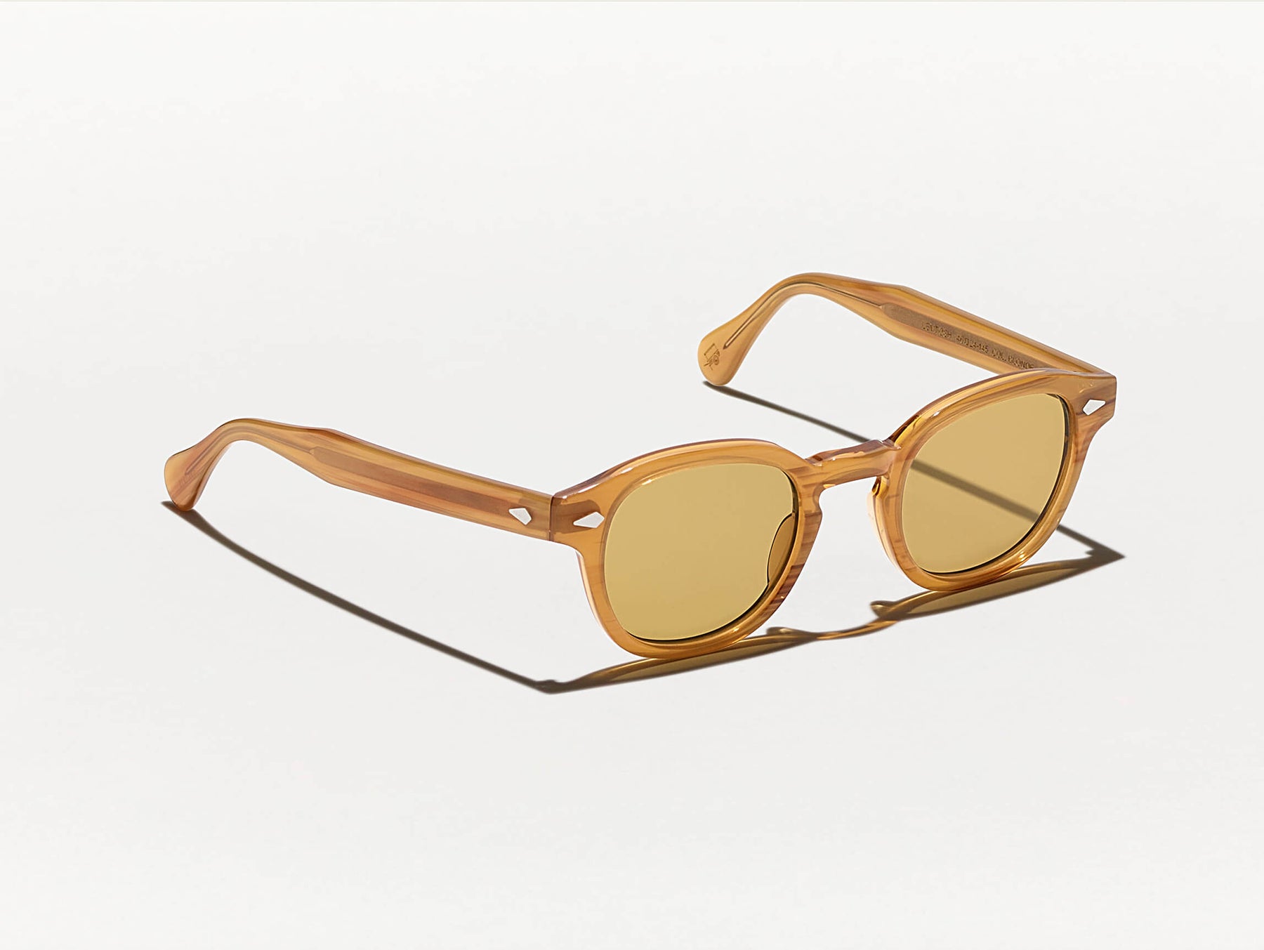 The LEMTOSH in Blonde with Amber Tinted Lenses