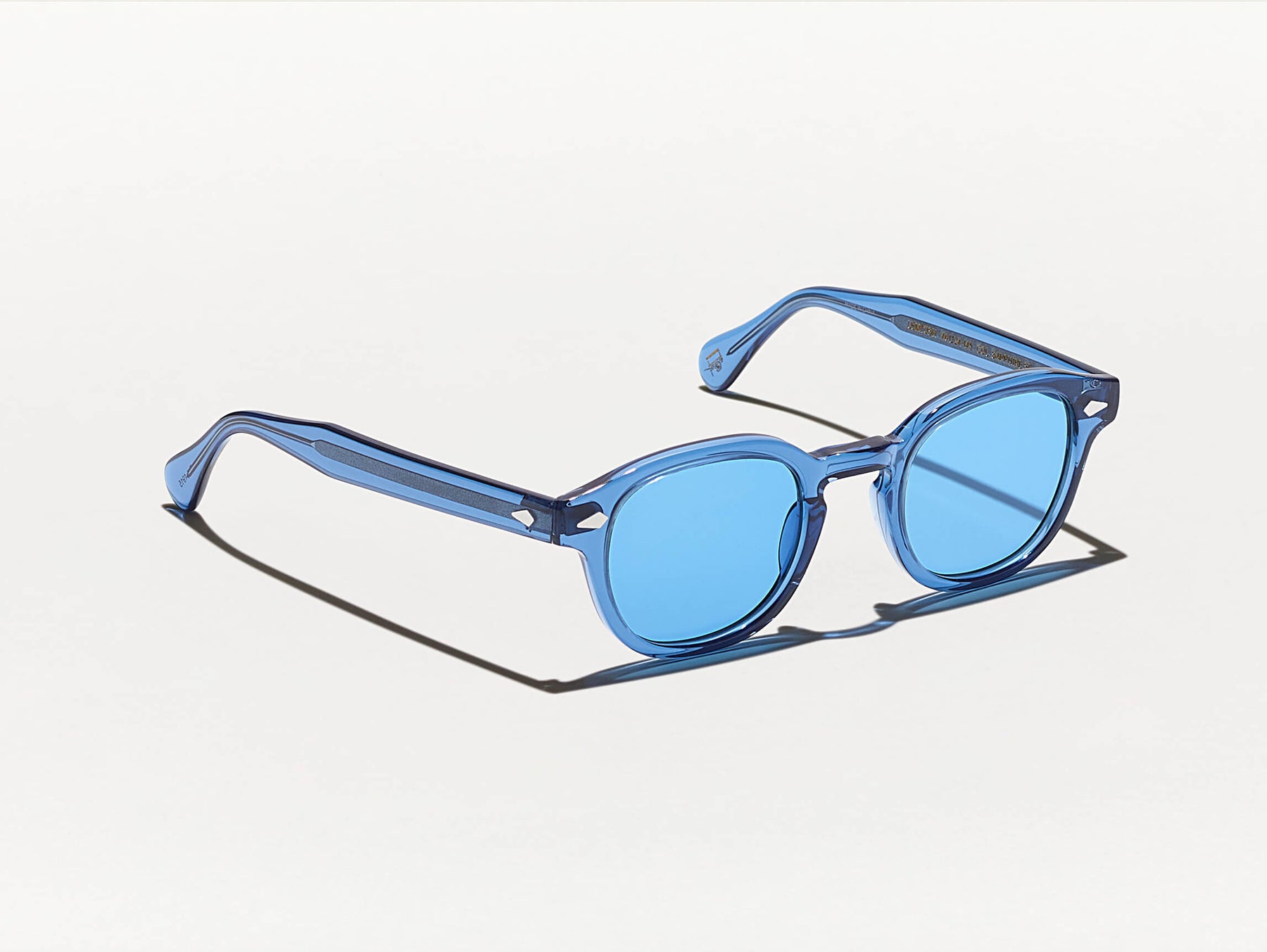 The LEMTOSH in Sapphire with Celebrity Blue Tinted Lenses