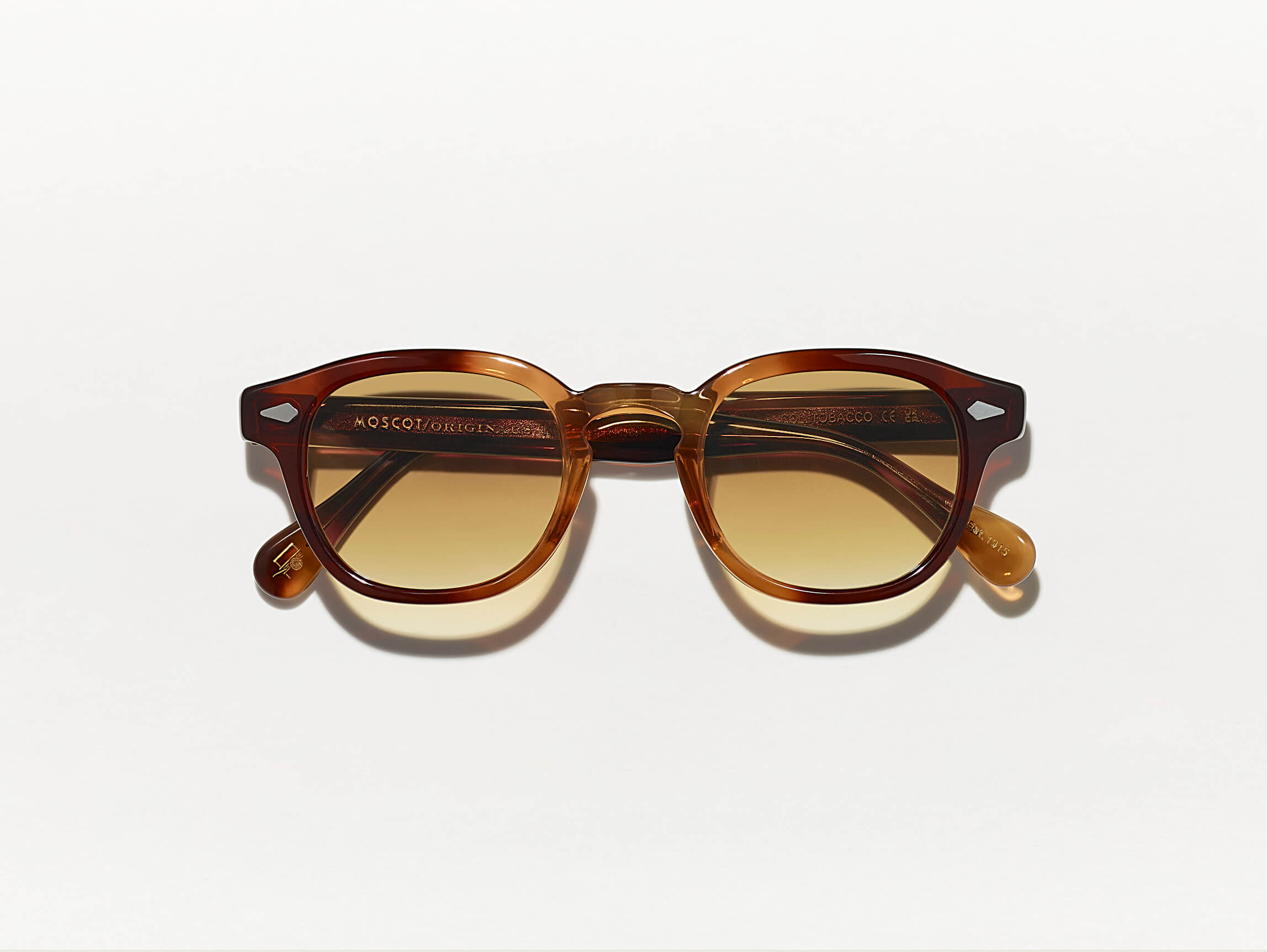 The LEMTOSH in Tobacco with Chestnut Fade Tinted Lenses