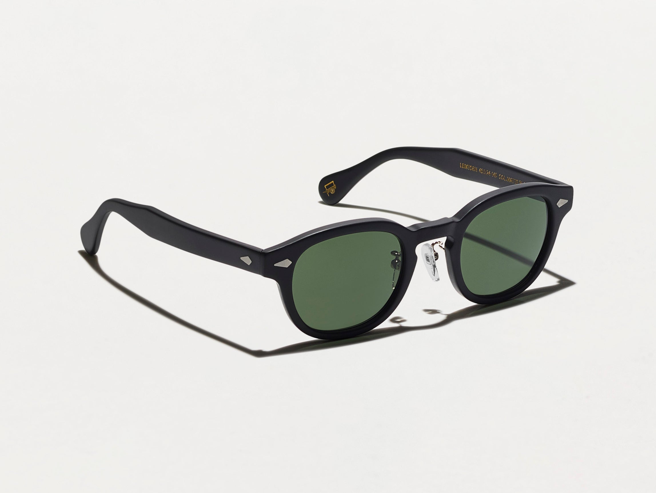 #color_matte black | The LEMTOSH SUN with Metal Nose Pads in Matte Black with G-15 Glass Lenses