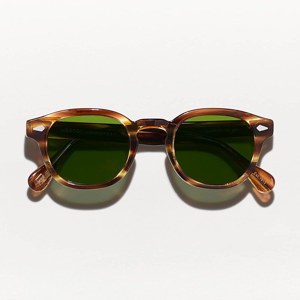 #color_bamboo | The LEMTOSH SUN in Bamboo with Calibar Green Glass Lenses