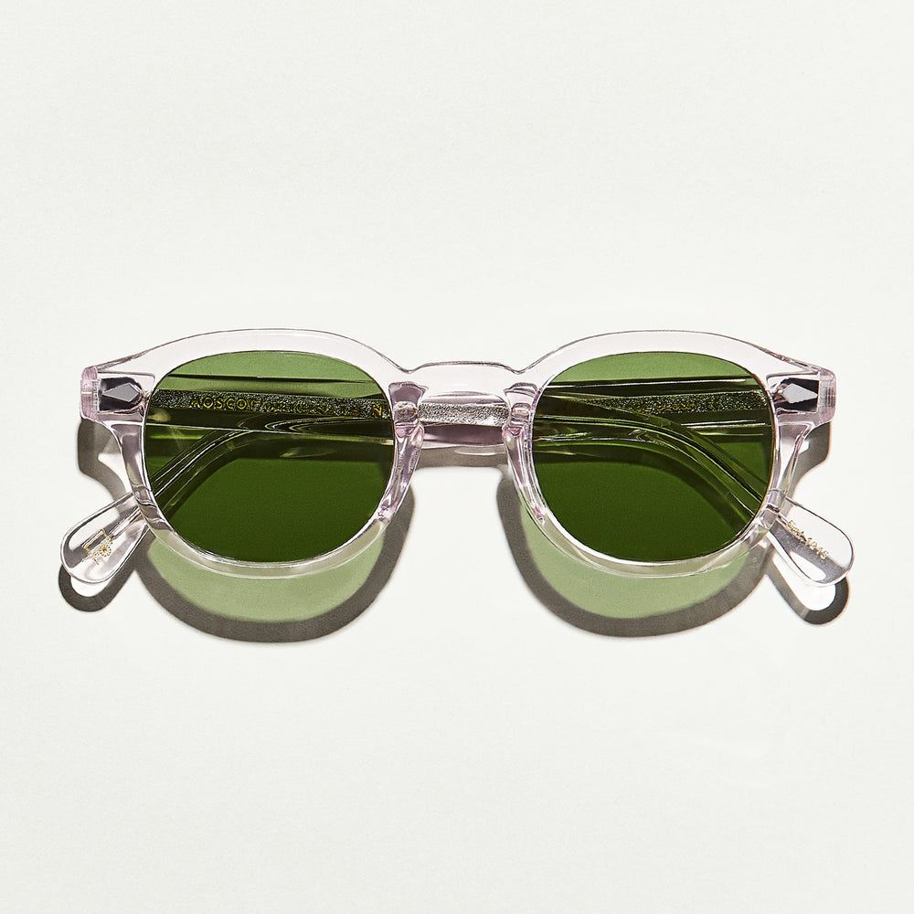 #color_blush | The LEMTOSH SUN in Blush with Calibar Green Glass Lenses