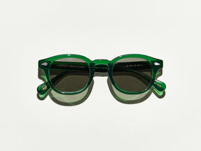 The LEMTOSH SUN in Emerald with Grey Glass Lenses