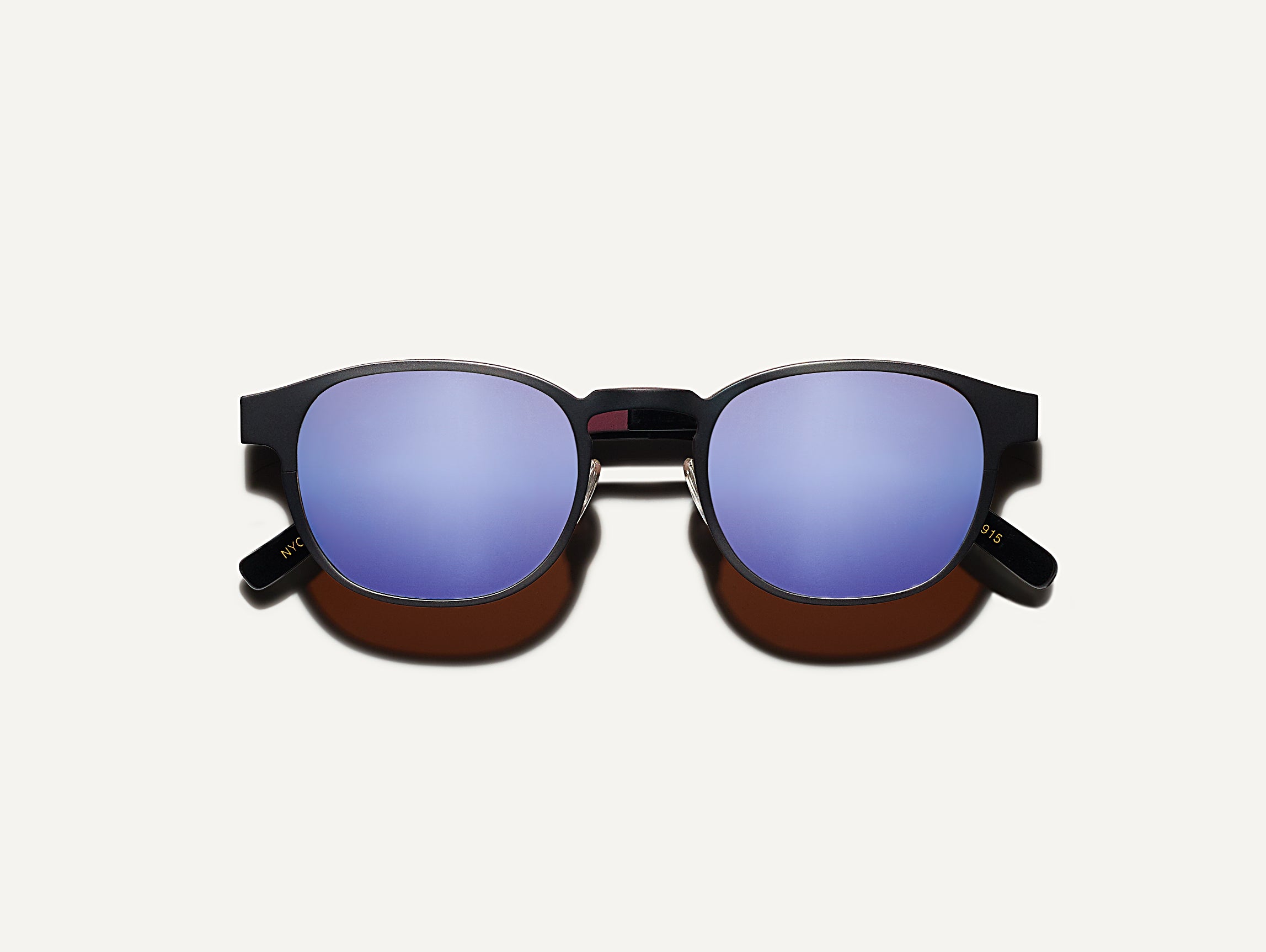 The LEMTOSH-T SUN in Charcoal/Wine with Silver Lenses