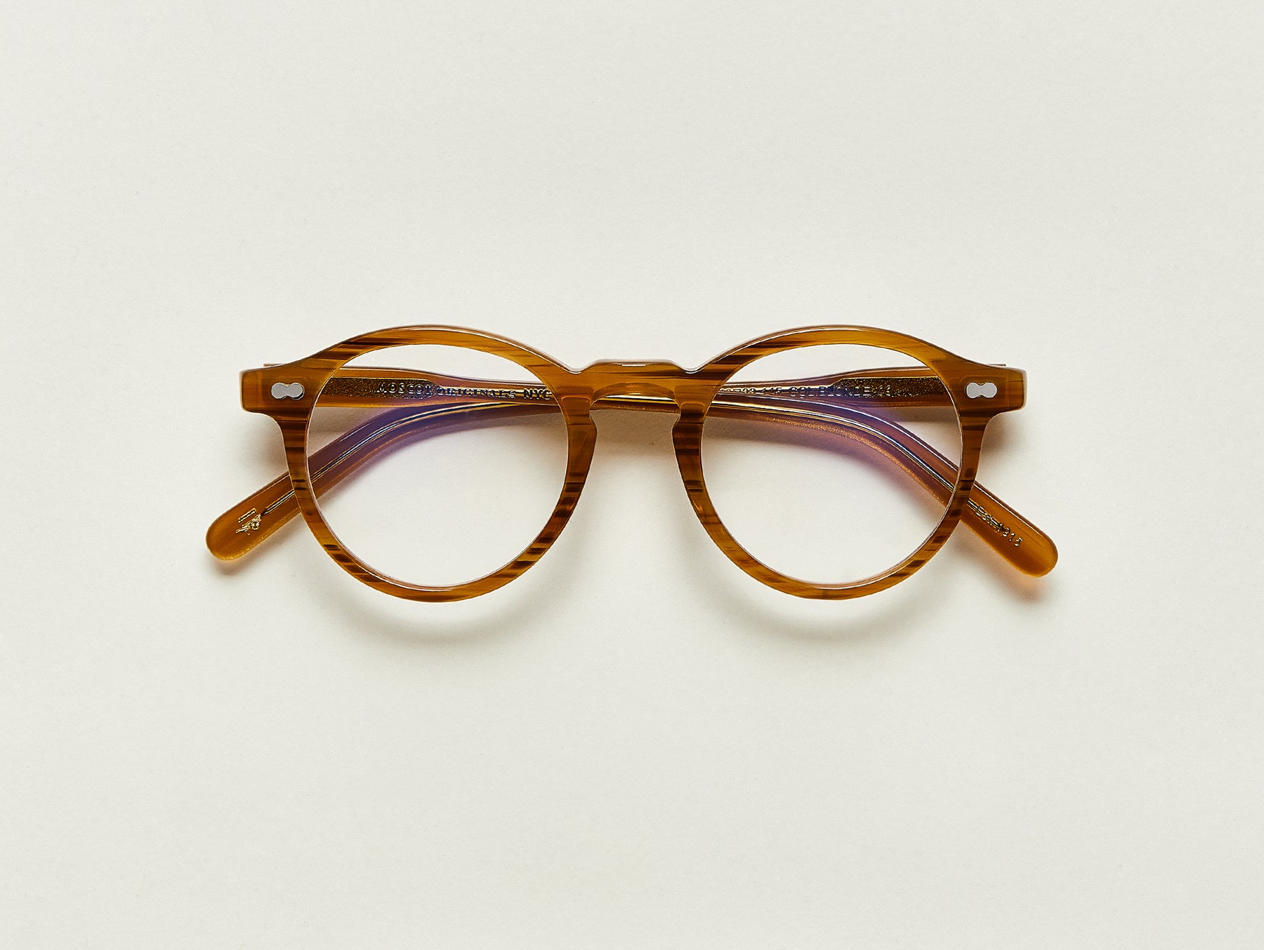 The MILTZEN in Blonde with Blue Protect Lenses
