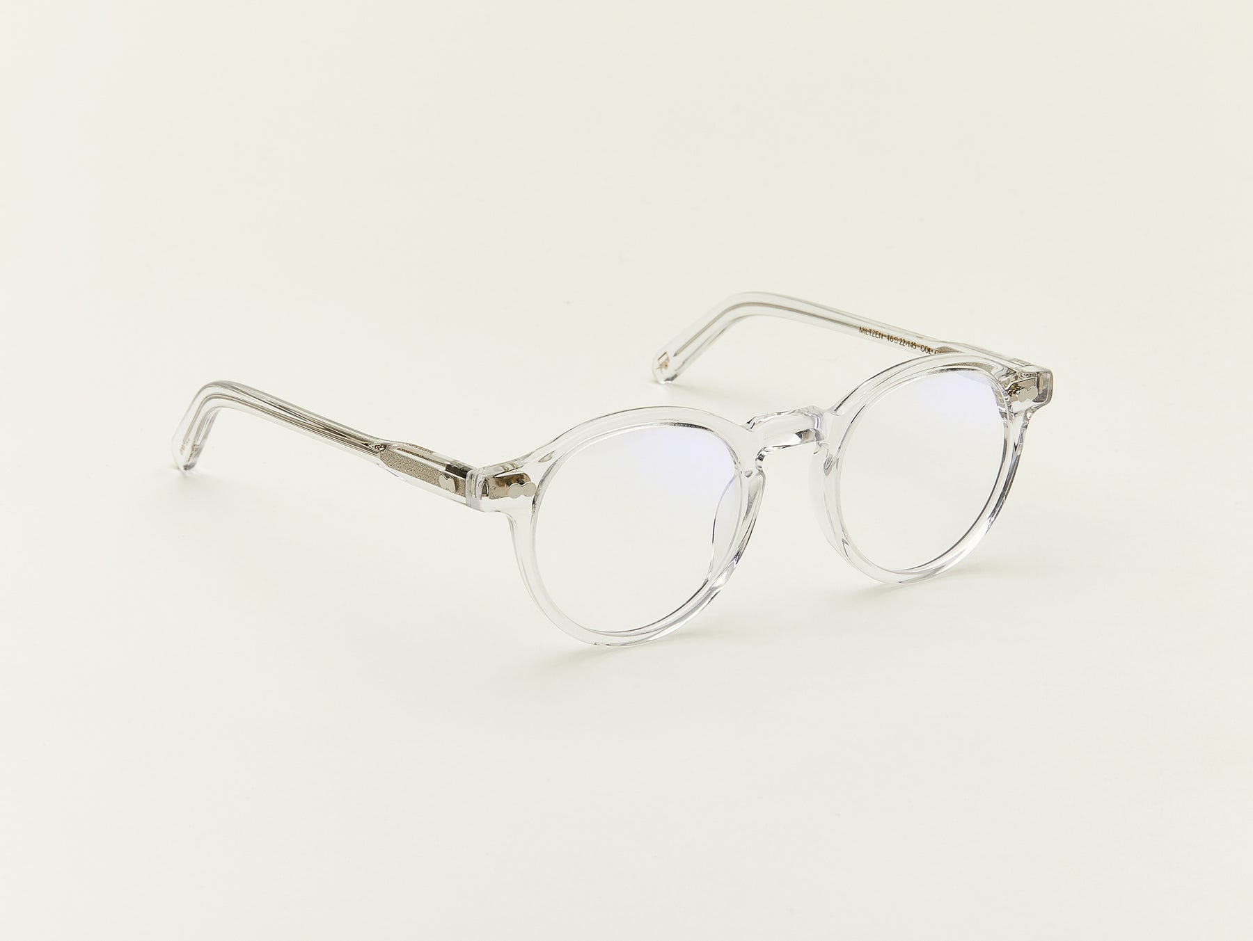 The MILTZEN in Crystal with Blue Protect Lenses