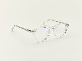 The MILTZEN in Crystal with Blue Protect Lenses