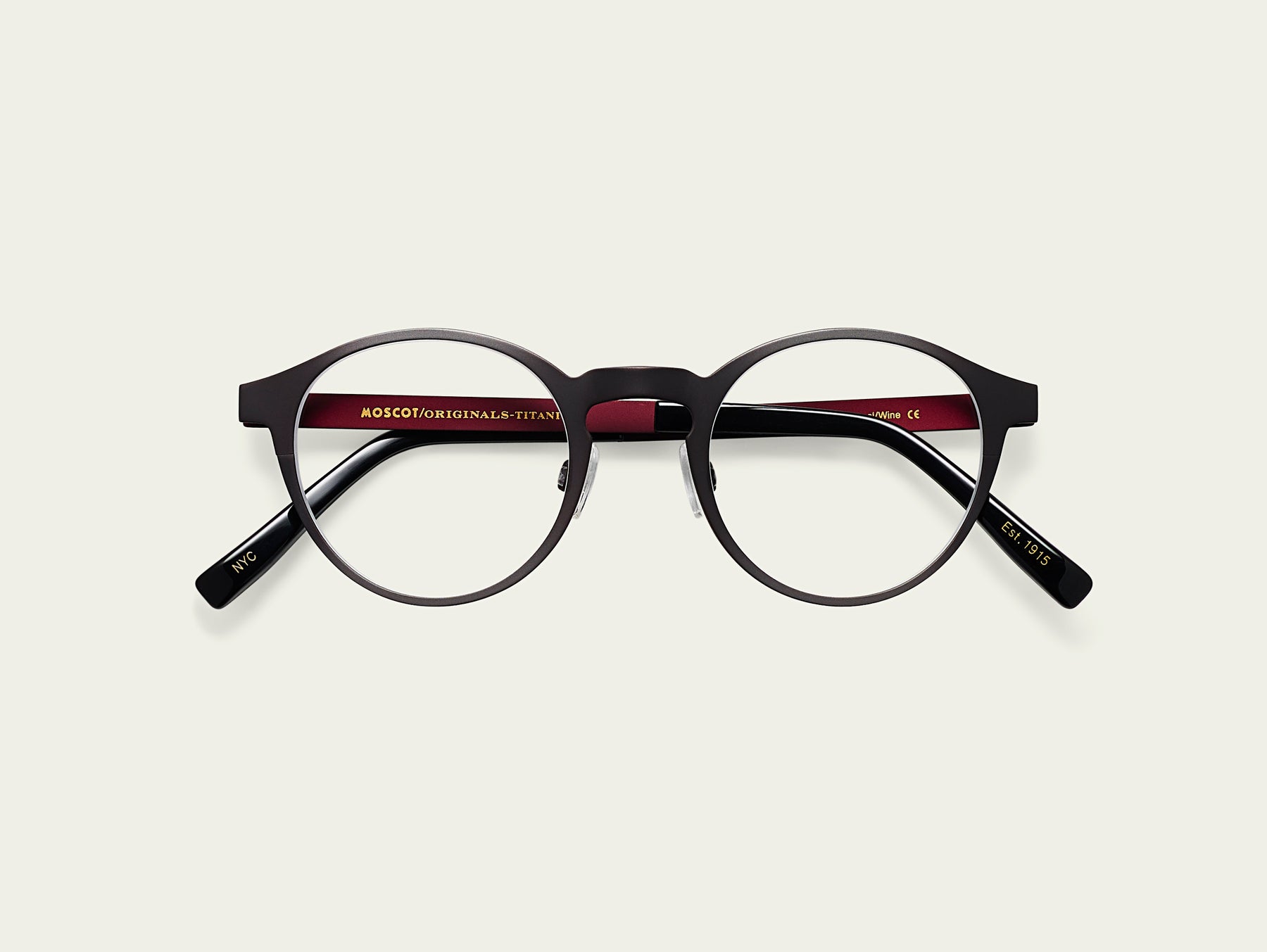 The MILTZEN-T READY READER in Charcoal/Wine