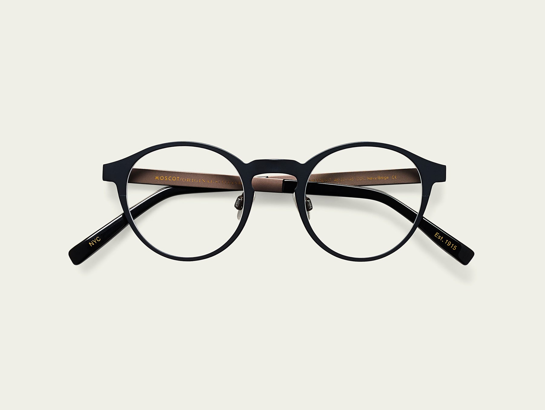 The MILTZEN-T READY READER in Navy/Beige