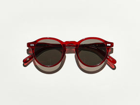 The MILTZEN in Ruby with Grey Glass Lenses