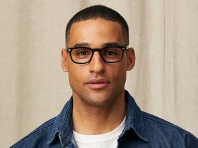 Model is wearing The MOBBLE in size 50 in Black