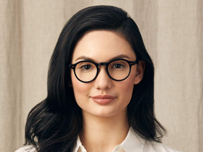 Model is wearing The MILTZEN in size 49 in Black