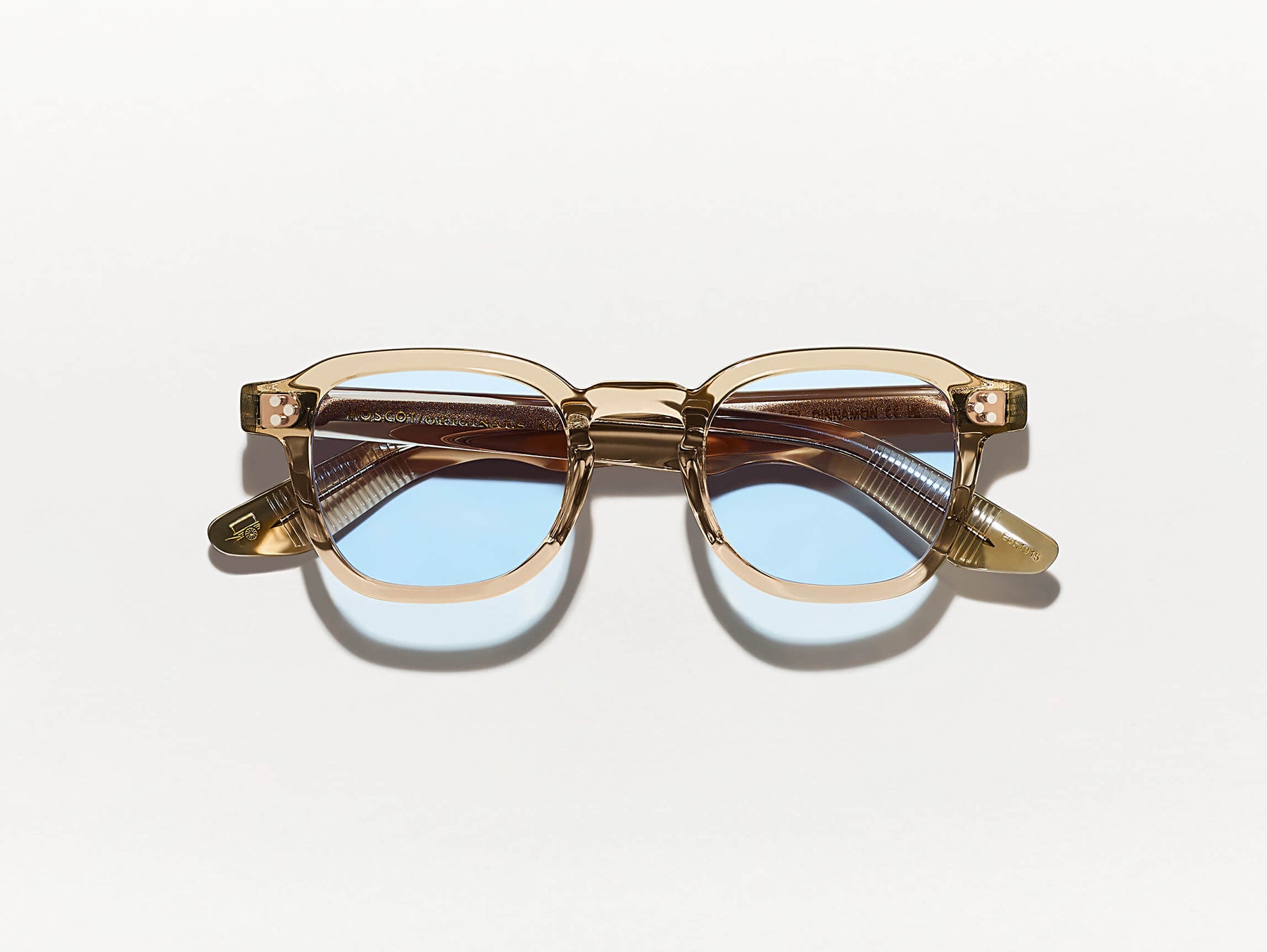 The MOMZA Pastel with Bel Air Blue Tinted Lenses