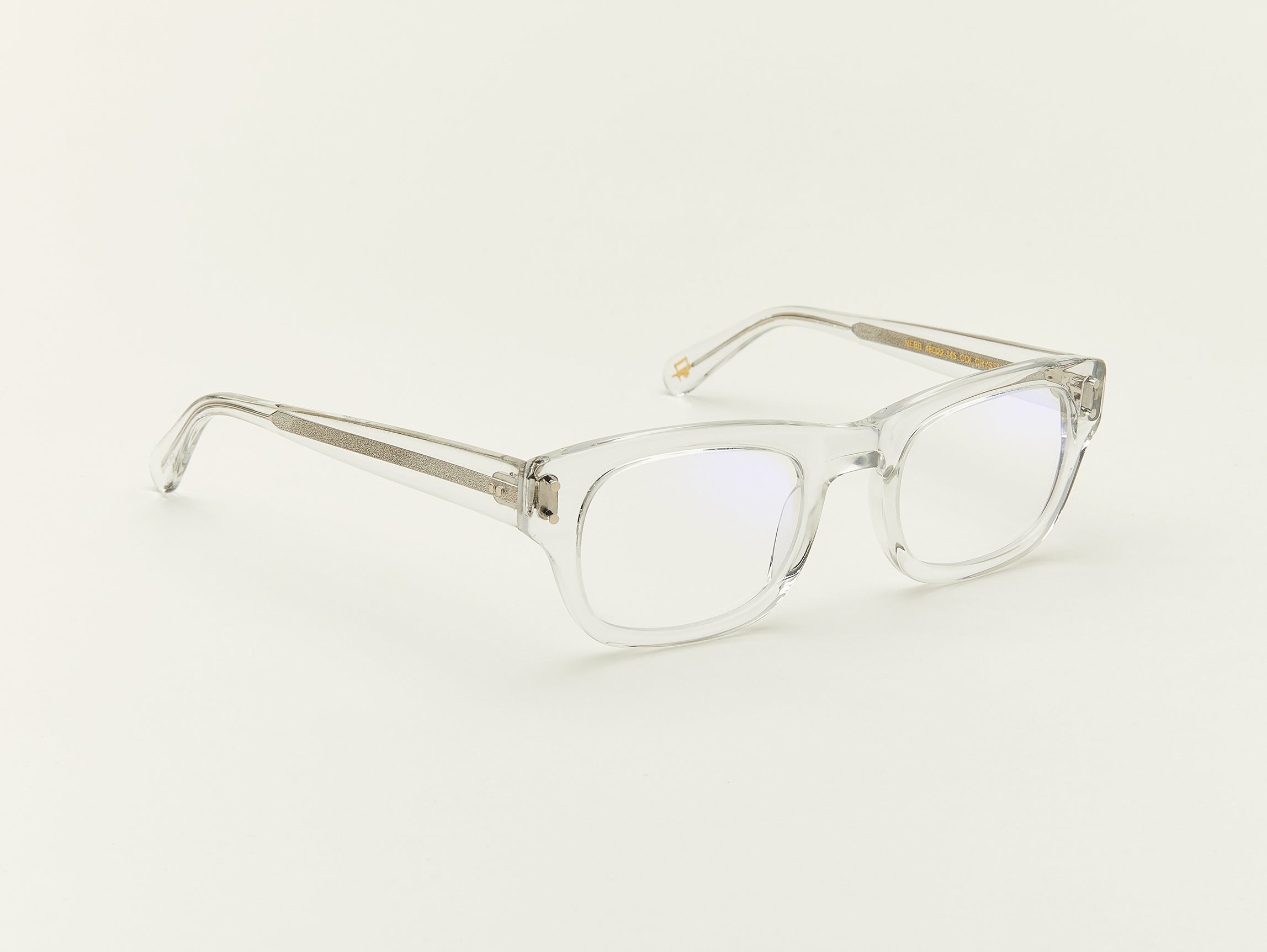 The NEBB in Crystal with Blue Protect Lenses