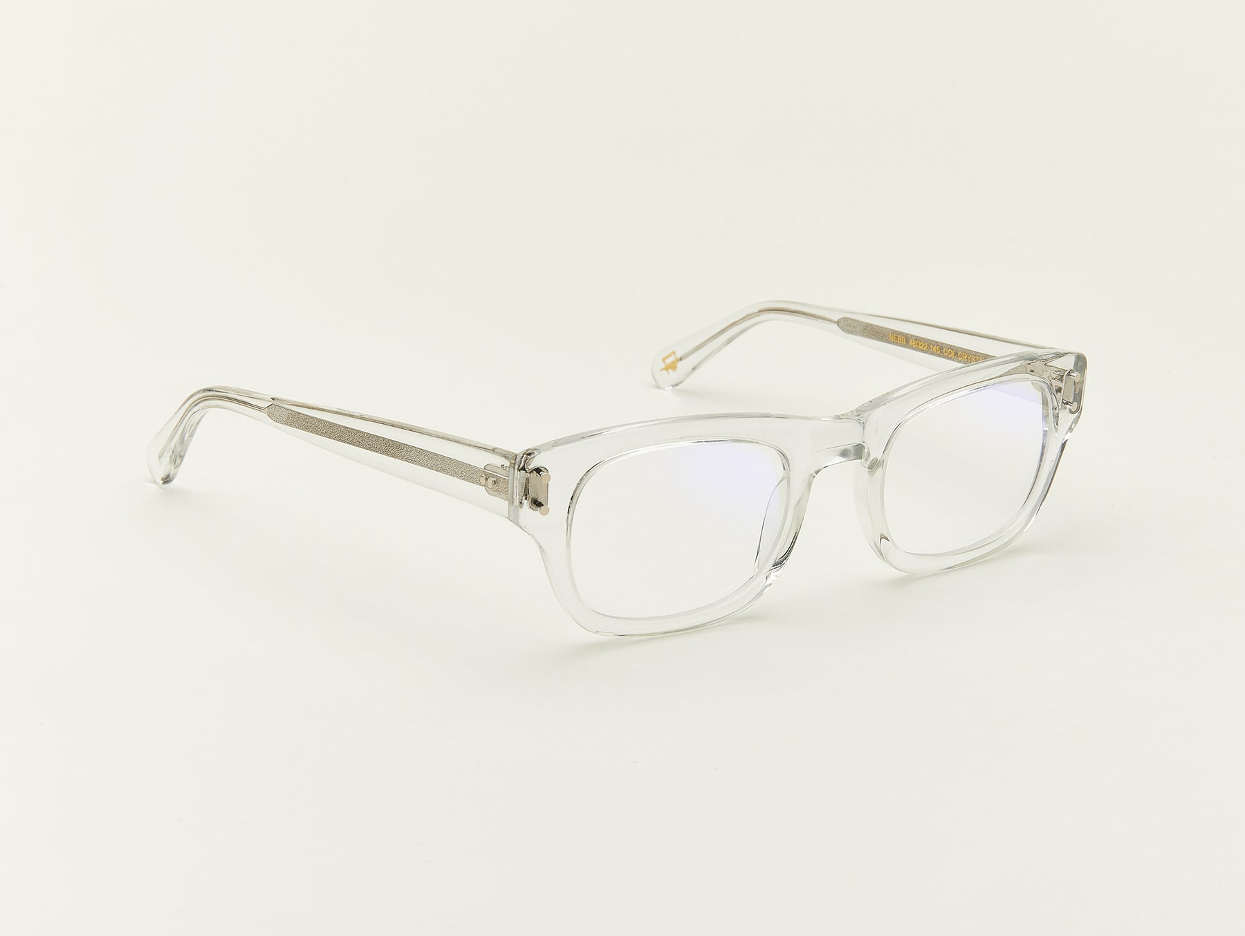 The NEBB in Crystal with Blue Protect Lenses
